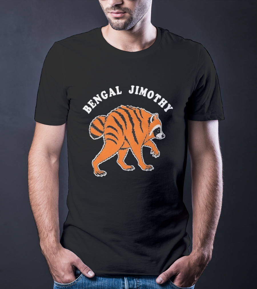 Bengal Jimothy Tiger Raccoon Creature T-Shirt