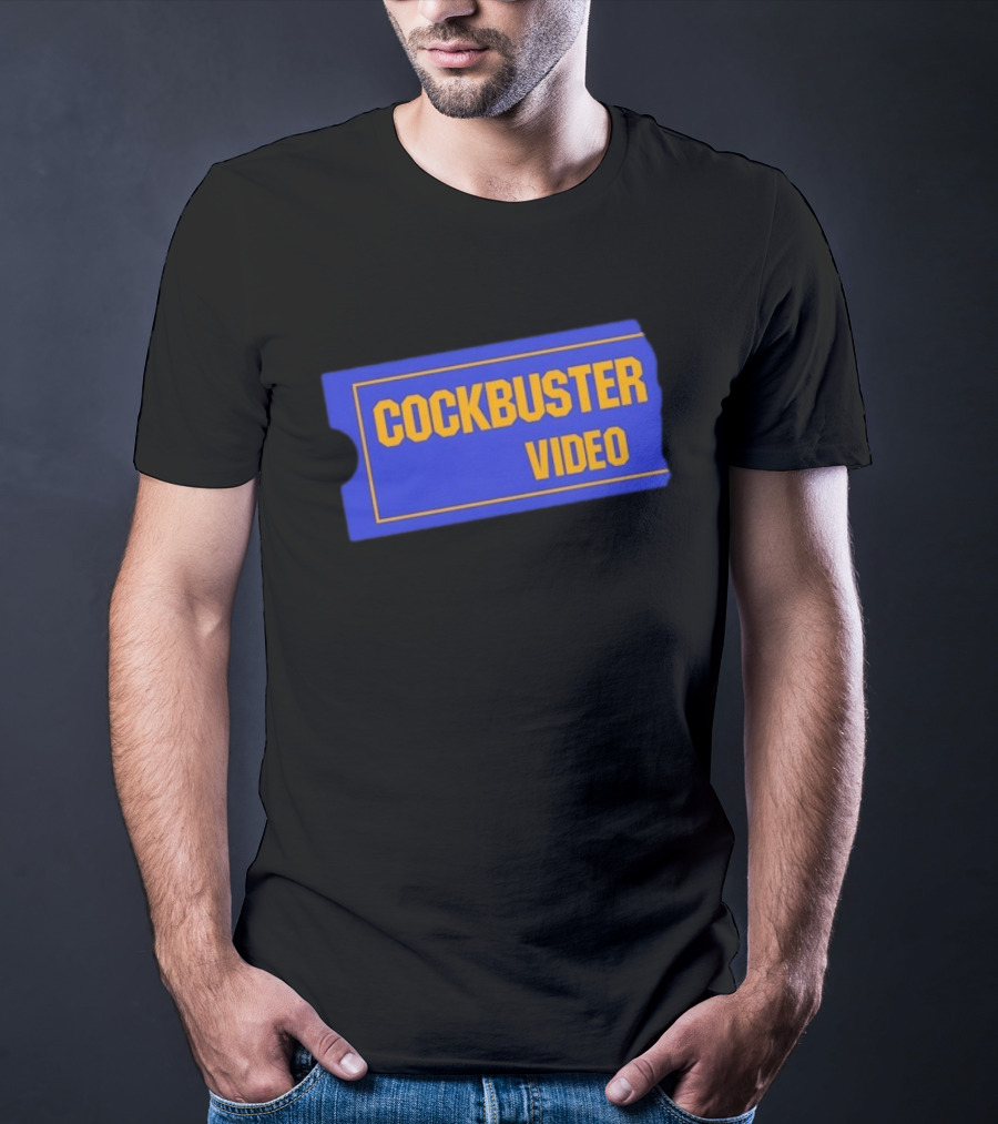 Cockbuster Video 90s Nostalgia Blockbuster T-Shirt