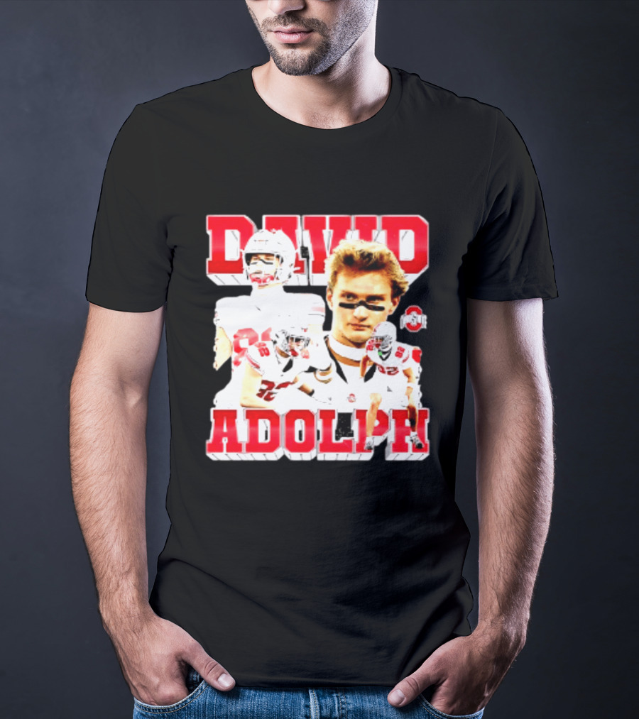 David Adolph 82 Ohio State Buckeyes NCAA Player Highlights T-Shirt