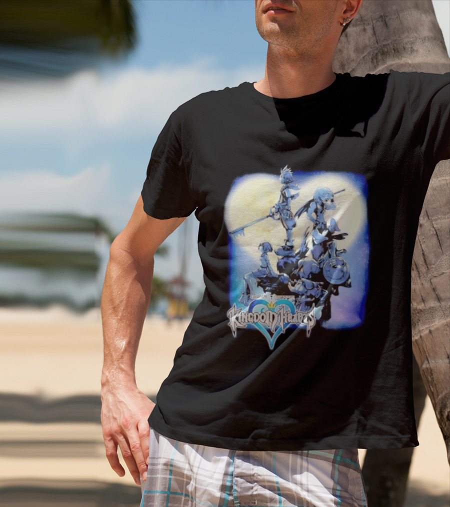 Kingdom Hearts Legends SquareSoft Sora Keyblade Moonlight T-Shirt
