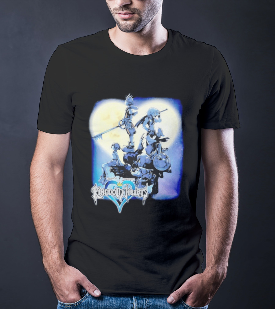 Kingdom Hearts Legends SquareSoft Sora Keyblade Moonlight T-Shirt