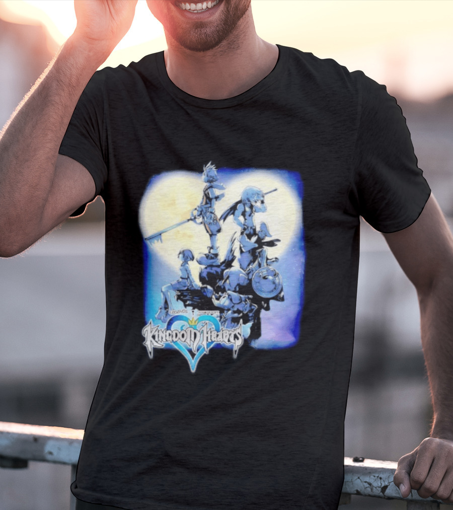 Kingdom Hearts Legends SquareSoft Sora Keyblade Moonlight T-Shirt