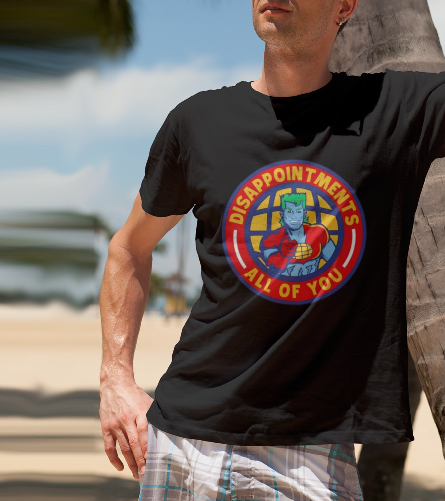 Disappointments All Of You Captain Planet Circular T-Shirt
