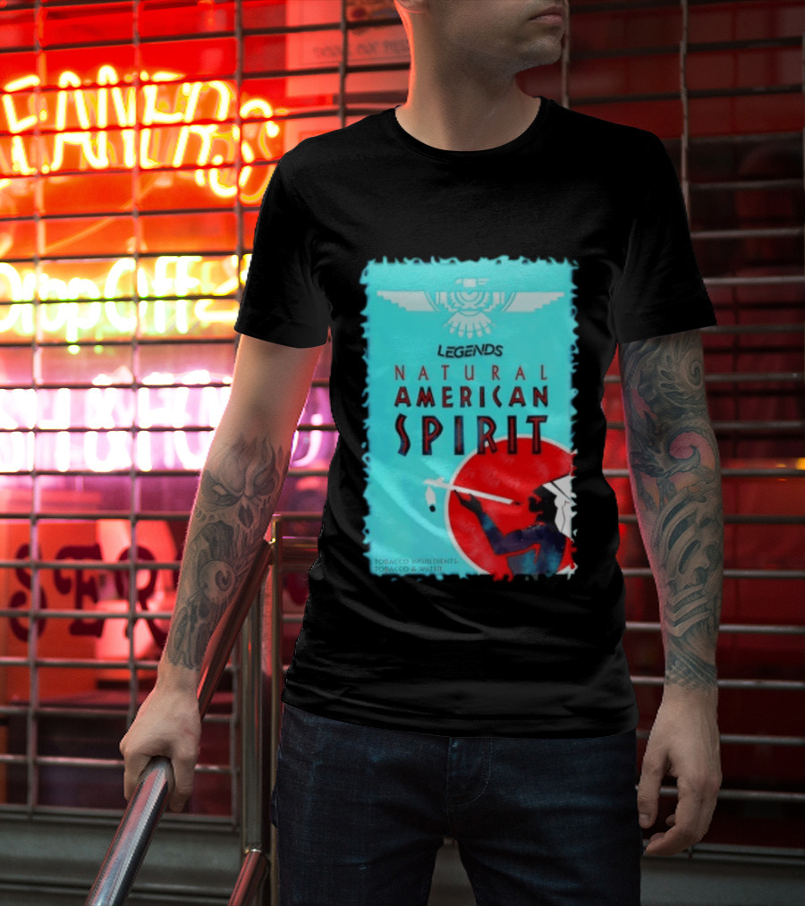 Legends Natural American Spirit Tobacco And Water Ingredients T-Shirt
