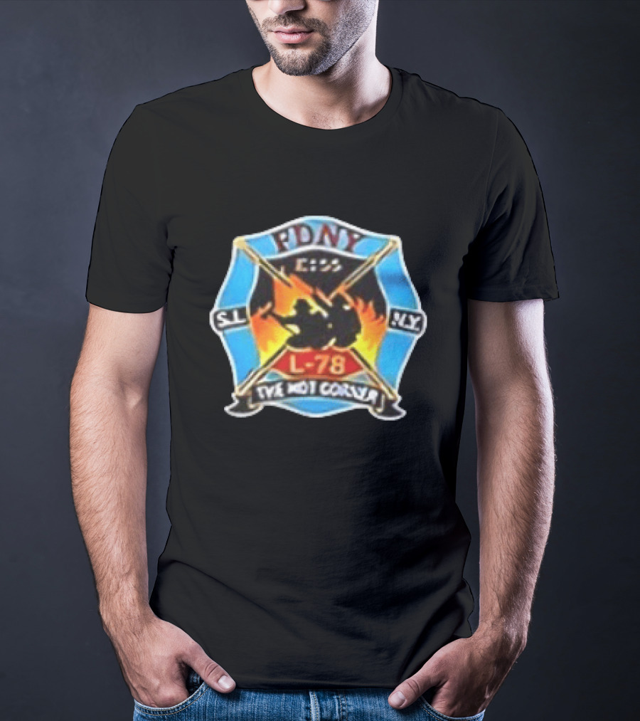 Marcus Freeman Notre Dame Fighting Irish FDNY Engine 155 Ladder 78 The Hot Corner T-Shirt