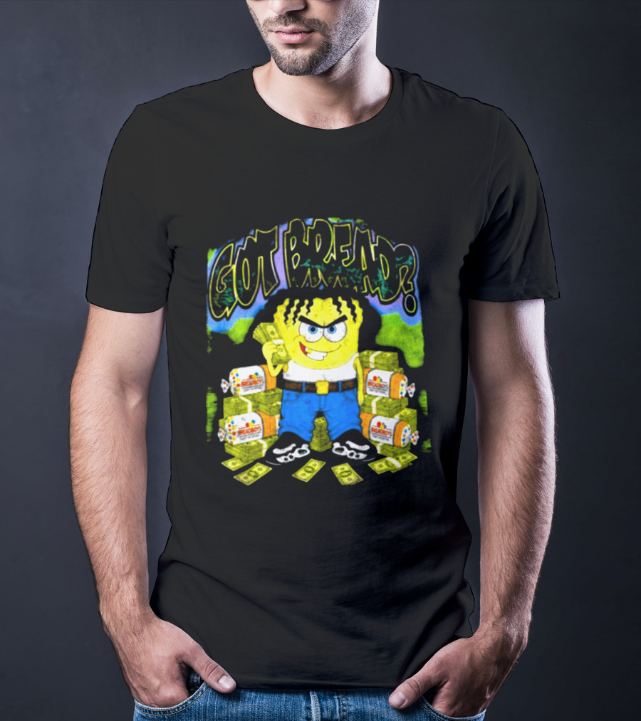 Wakko Exotics Store Whiteloaf Got Bread Black Character With Money Loaves T-Shirt