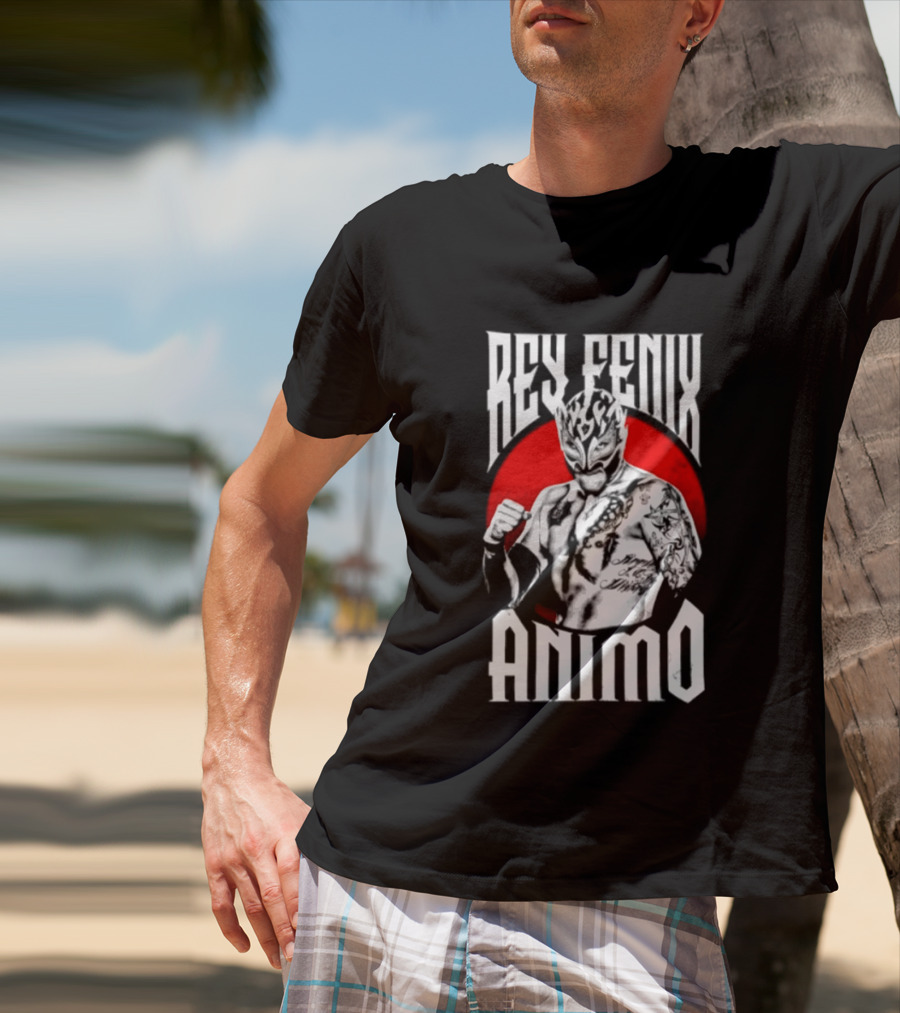 Rey Fenix Animo Lucha Libre AEW Wrestling Masked Fighter T-Shirt