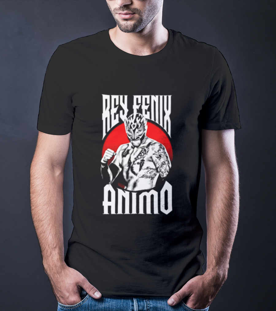 Rey Fenix Animo Lucha Libre AEW Wrestling Masked Fighter T-Shirt