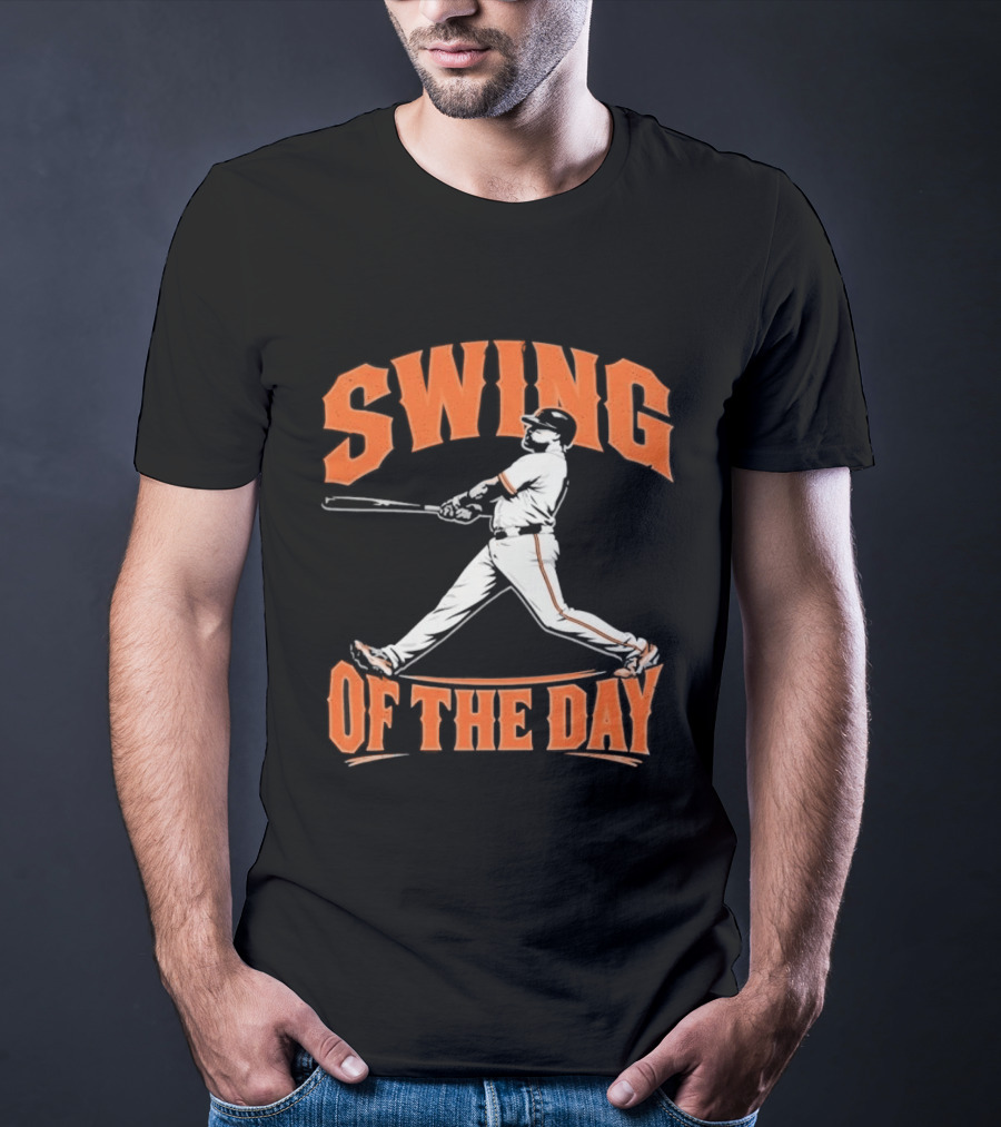 San Francisco Giants 2026 Swing Of The Day Baseball Player T-Shirt