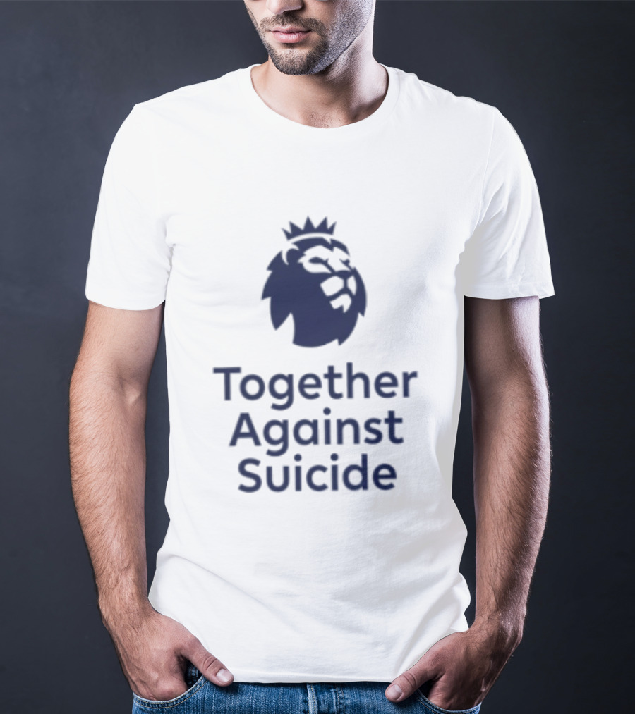 Together Against Suicide Mental Health Awareness Lion King Crown T-Shirt