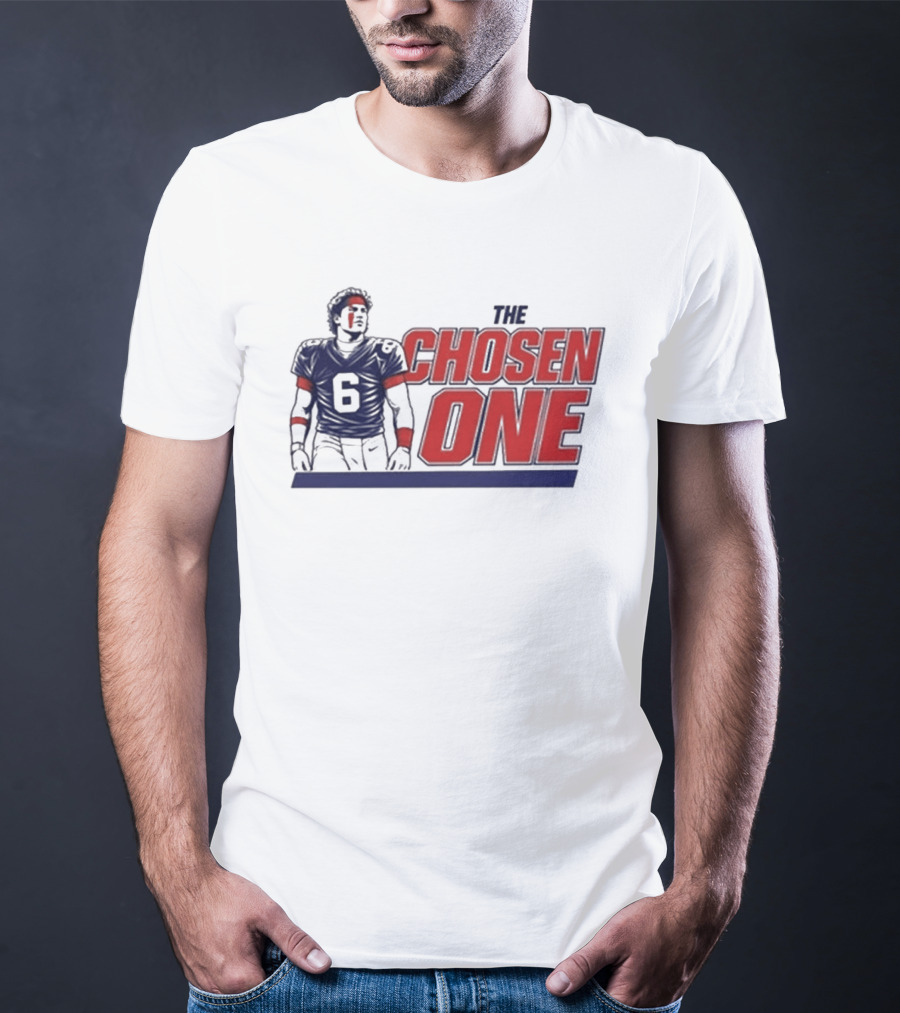 Chosen One Football Jersey Number 6 Athlete T-Shirt