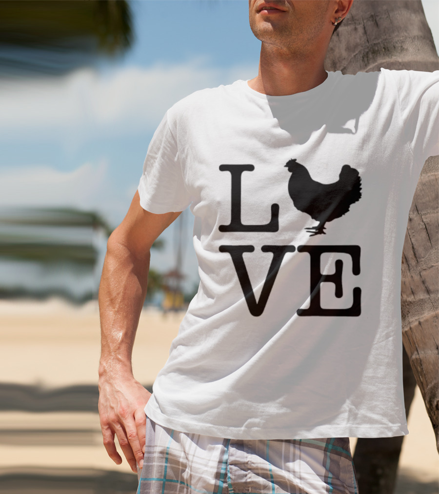 Dallas Cowboys Hunter Luepke Love Chicken LVE T-Shirt