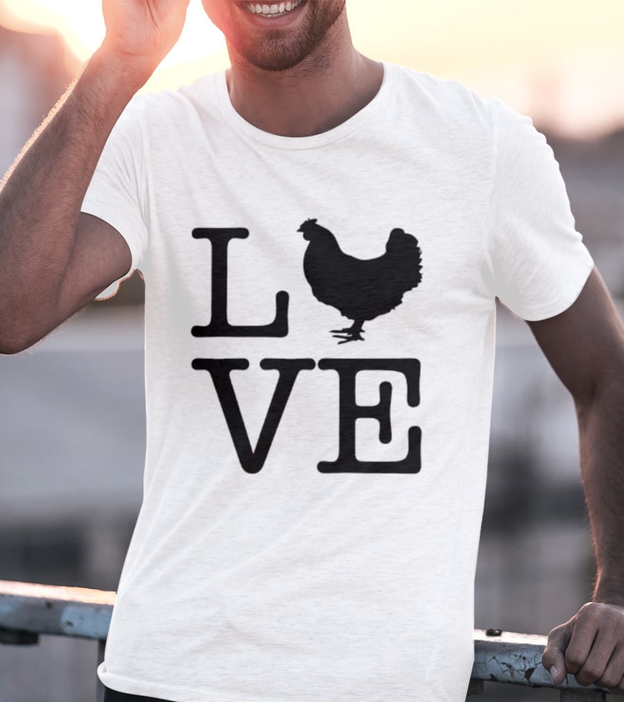Dallas Cowboys Hunter Luepke Love Chicken LVE T-Shirt