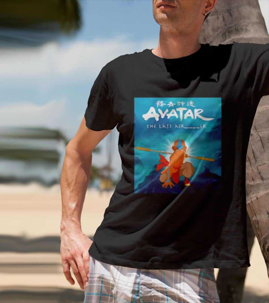 Avatar The Last Airbender Aang Nickelodeon Japanese T-Shirt