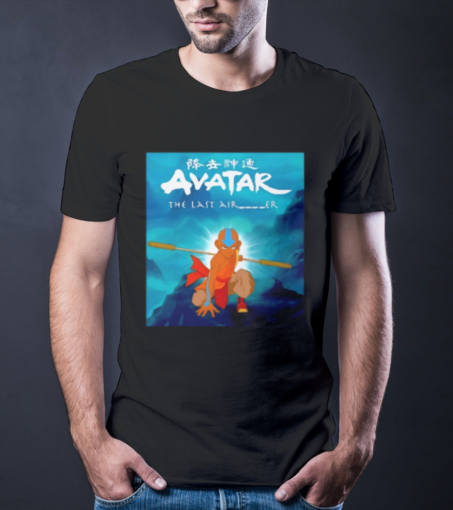 Avatar The Last Airbender Aang Nickelodeon Japanese T-Shirt