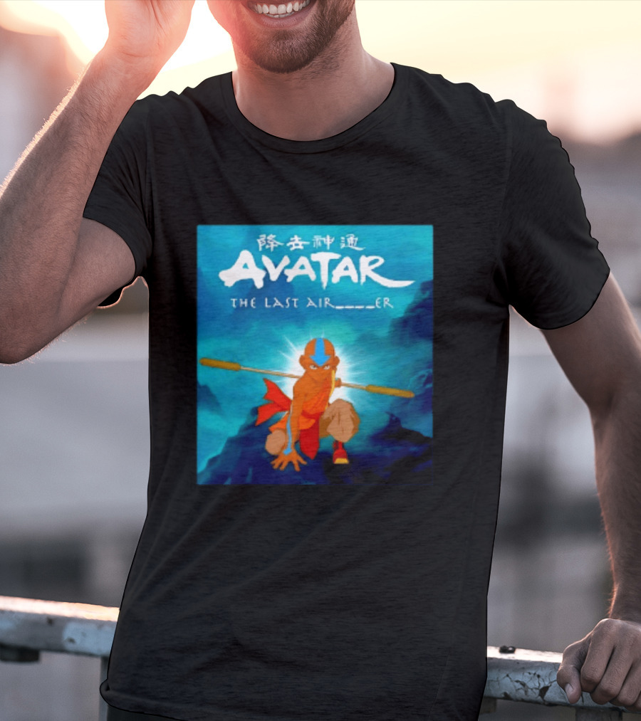 Avatar The Last Airbender Aang Nickelodeon Japanese T-Shirt