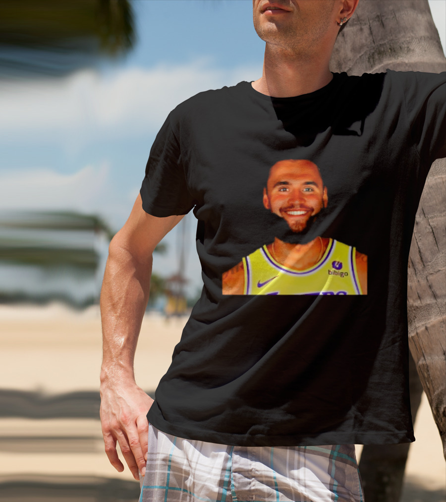 Charlie Kirk And LeBron James Los Angeles Lakers Basketball Meme T-Shirt