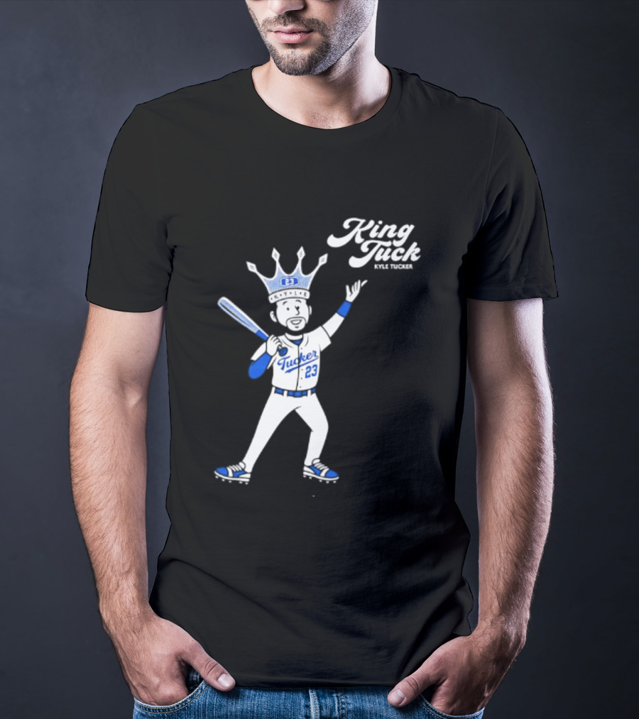 King Tuck Kyle Tucker 23 Baseball Crown And Bat T-Shirt