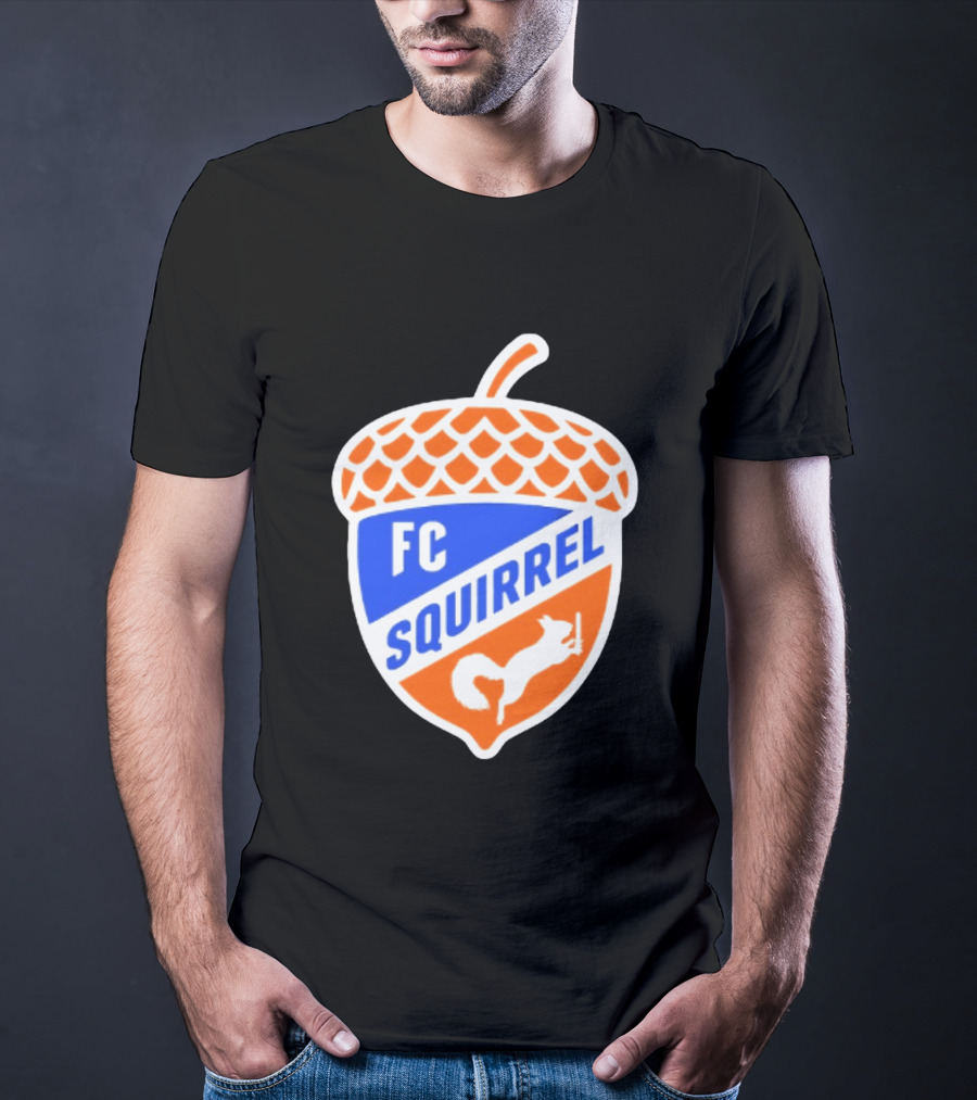 FC Squirrel Acorn Crest Cincinnati Soccer T-Shirt