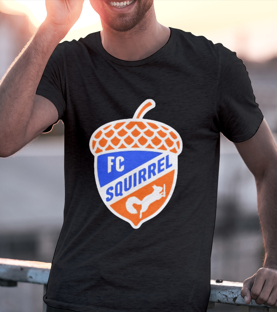 FC Squirrel Acorn Crest Cincinnati Soccer T-Shirt