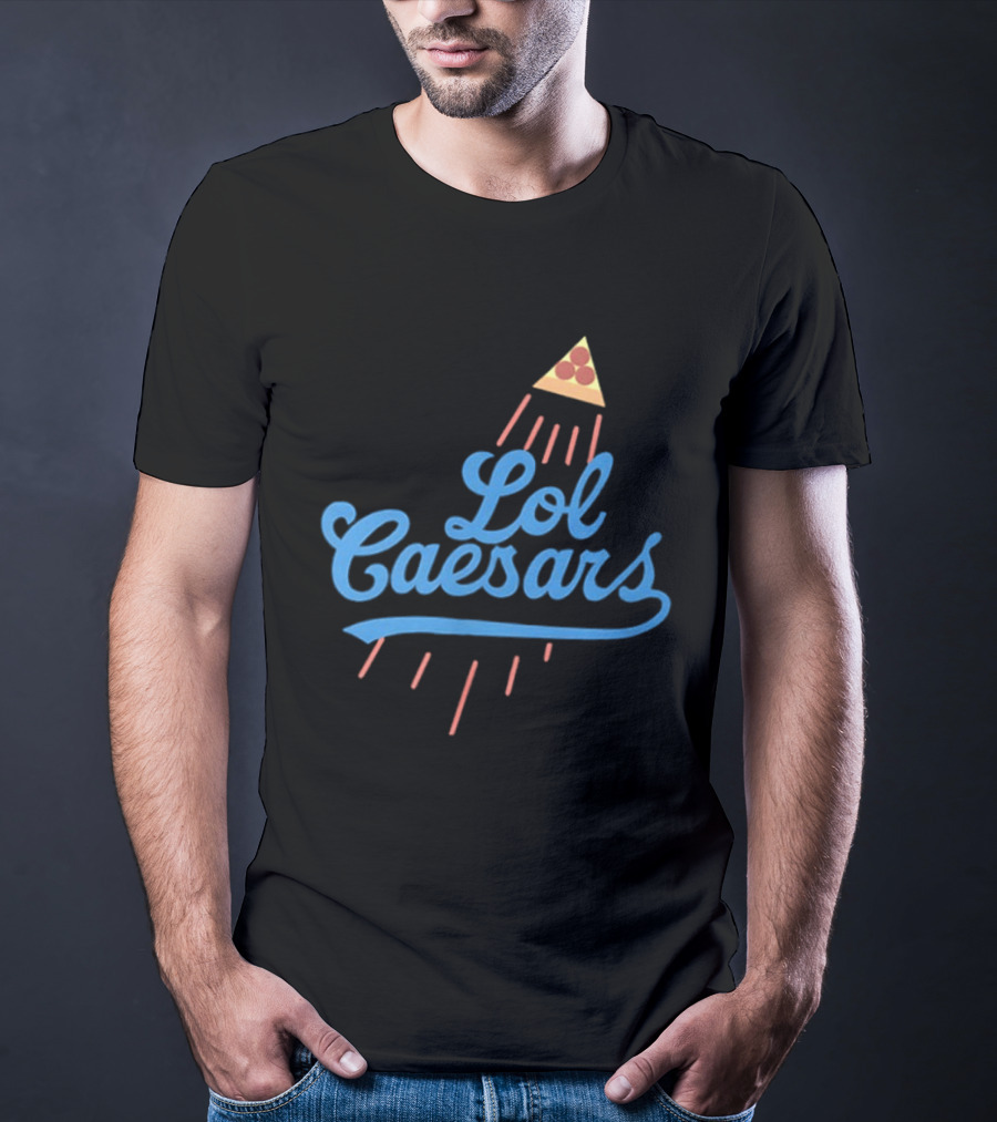 Lol Caesars Established 1969 Pizza 2 Sided T-Shirt