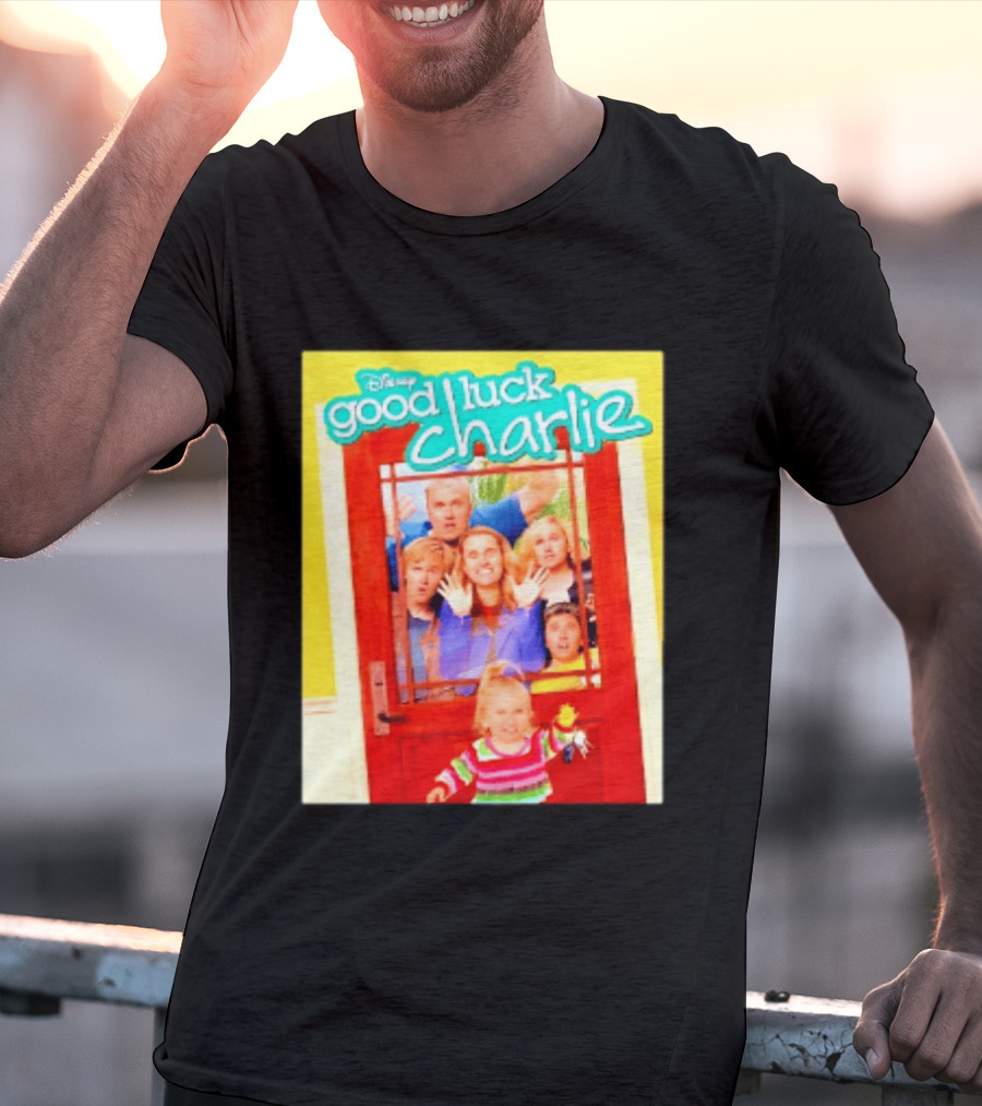 Disney Good Luck Charlie Family Door Scene T-Shirt