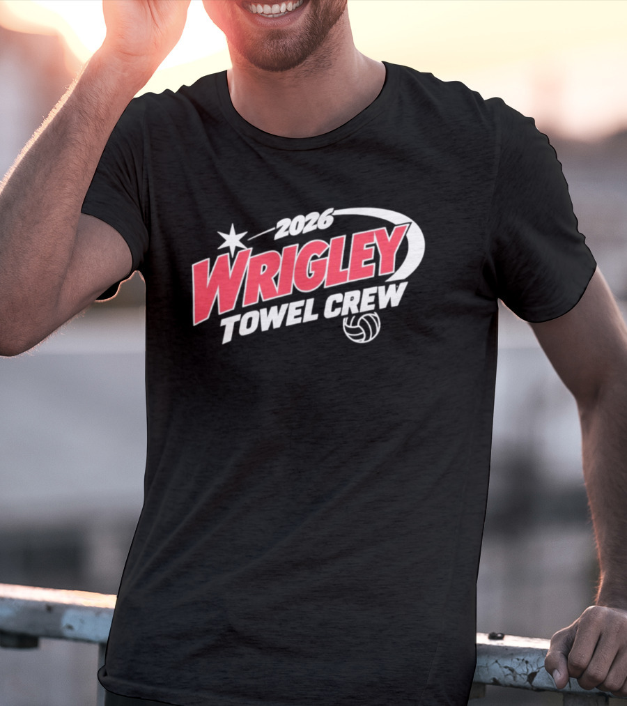 2026 Wrigley Towel Crew Volleyball Nebraska T-Shirt