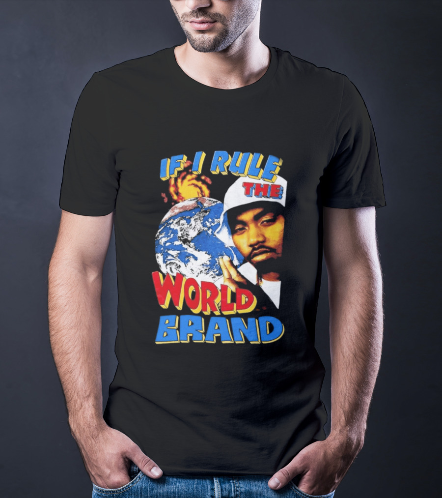 Nas If I Rule The World Hip Hop Earth Brand T-Shirt