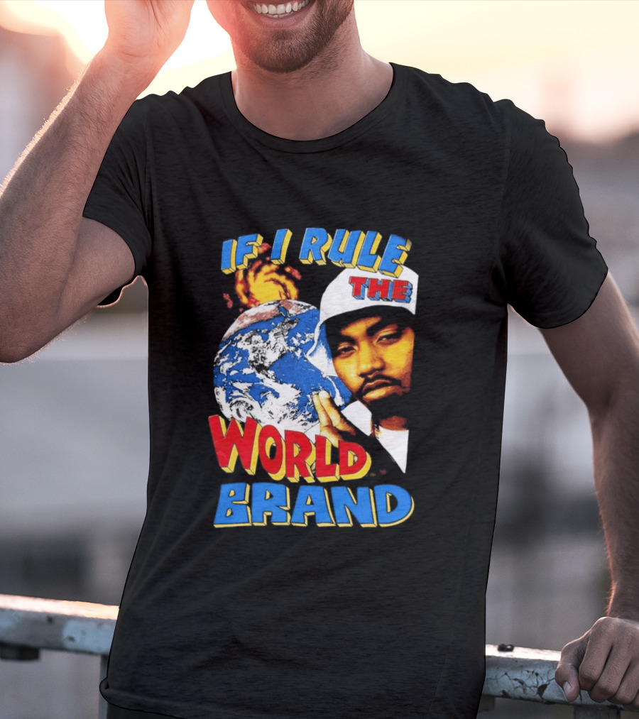 Nas If I Rule The World Hip Hop Earth Brand T-Shirt