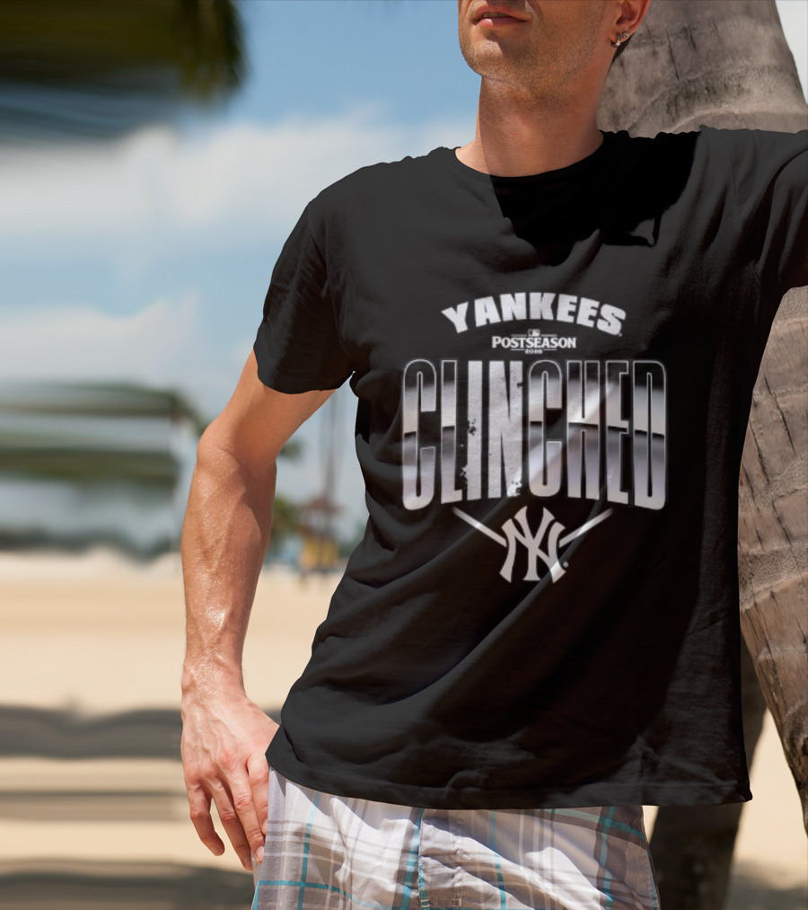 Yankees Clinched 2026 Postseason Locker Room T-Shirt