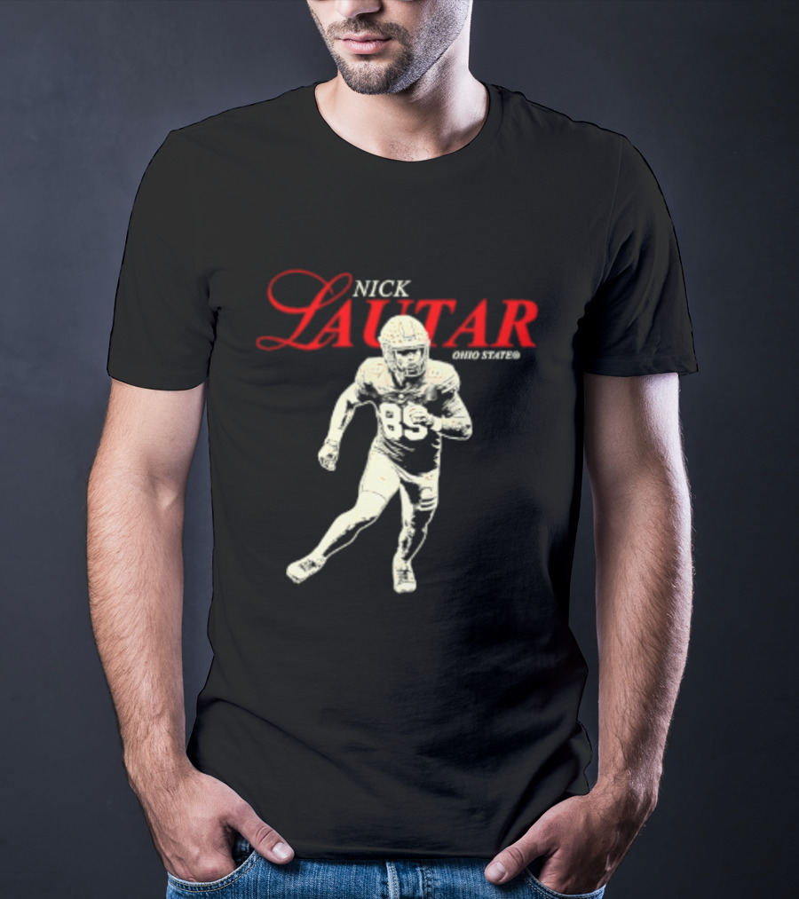 Nick Lautar Ohio State Buckeyes 89 NCAA T-Shirt
