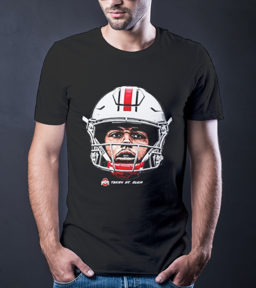 Ohio State Buckeyes Tavien St. Clair Game Face NCAA Football T-Shirt