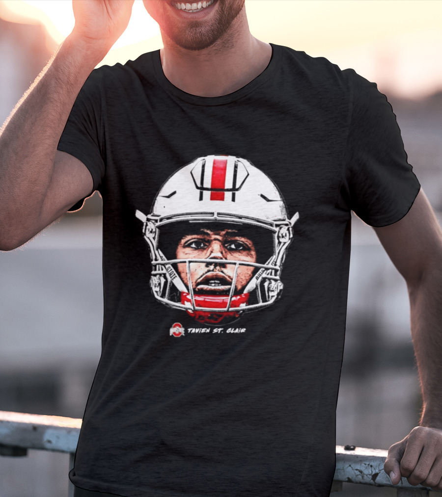 Ohio State Buckeyes Tavien St. Clair Game Face NCAA Football T-Shirt