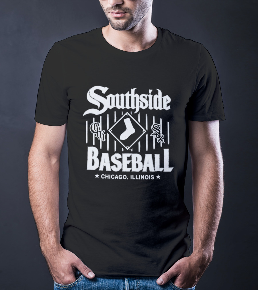 Southside Baseball Chicago Illinois White Sox T-Shirt