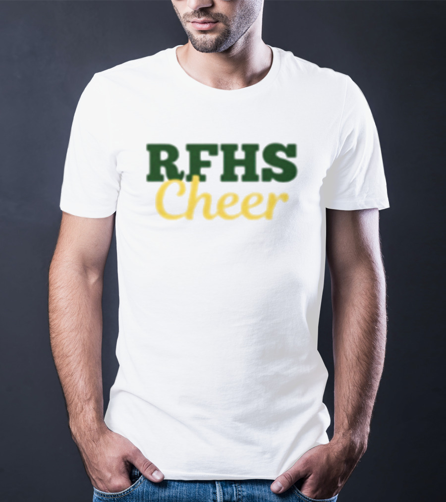 RFHS Cheer Roster Small Front White RF Store T-Shirt