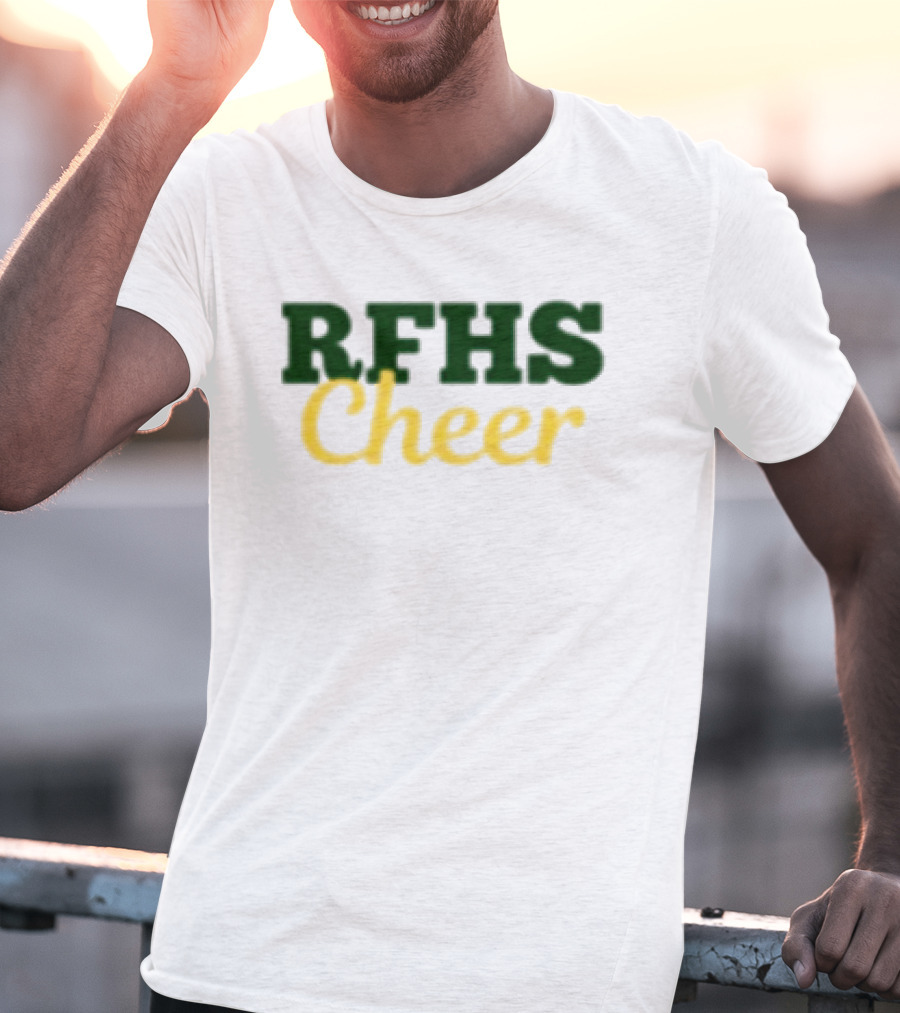 RFHS Cheer Roster Small Front White RF Store T-Shirt