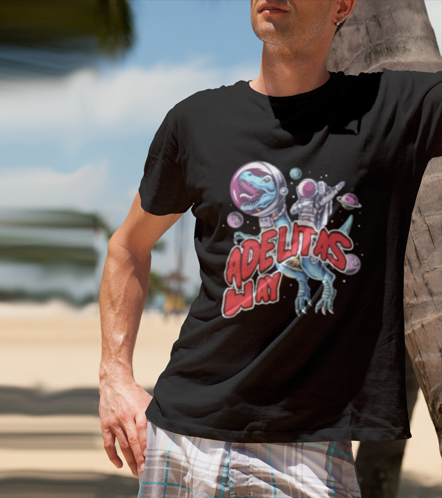 Adelitas Way Space Dinosaur Astronaut Rex T-Shirt