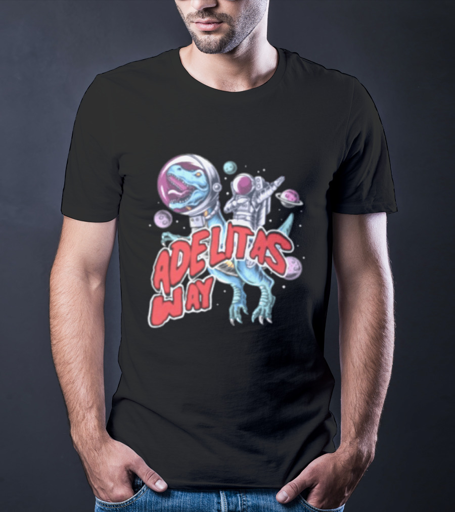 Adelitas Way Space Dinosaur Astronaut Rex T-Shirt
