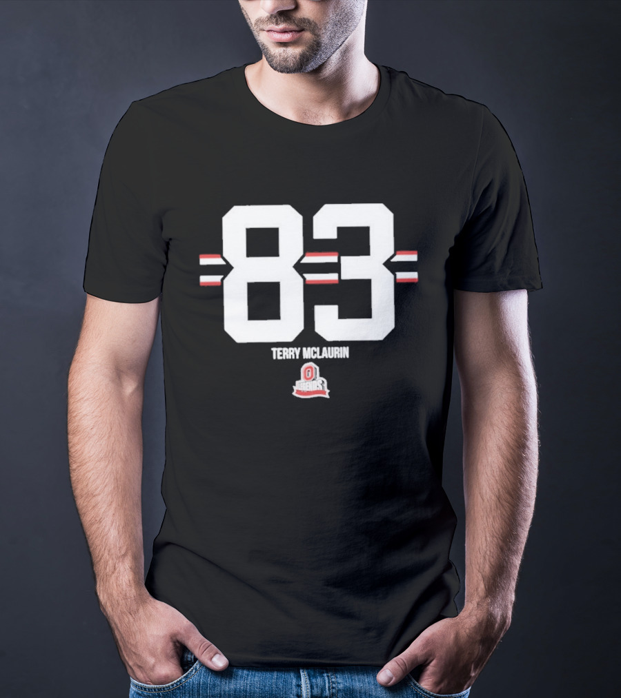 Terry McLaurin 83 Ohio State Buckeyes Football T-Shirt