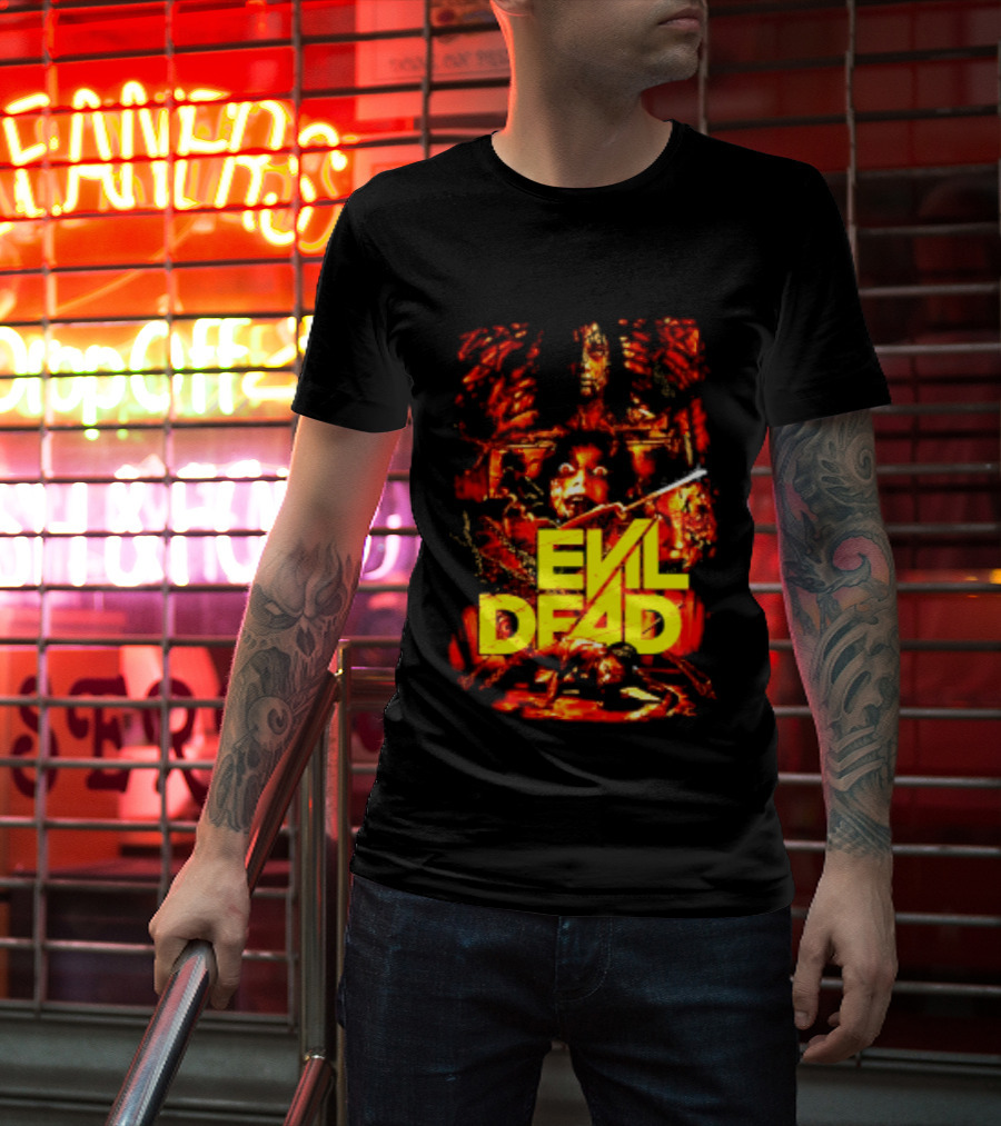 Evil Dead Classic Horror Movie Sam Raimi Iconic Cult T-Shirt