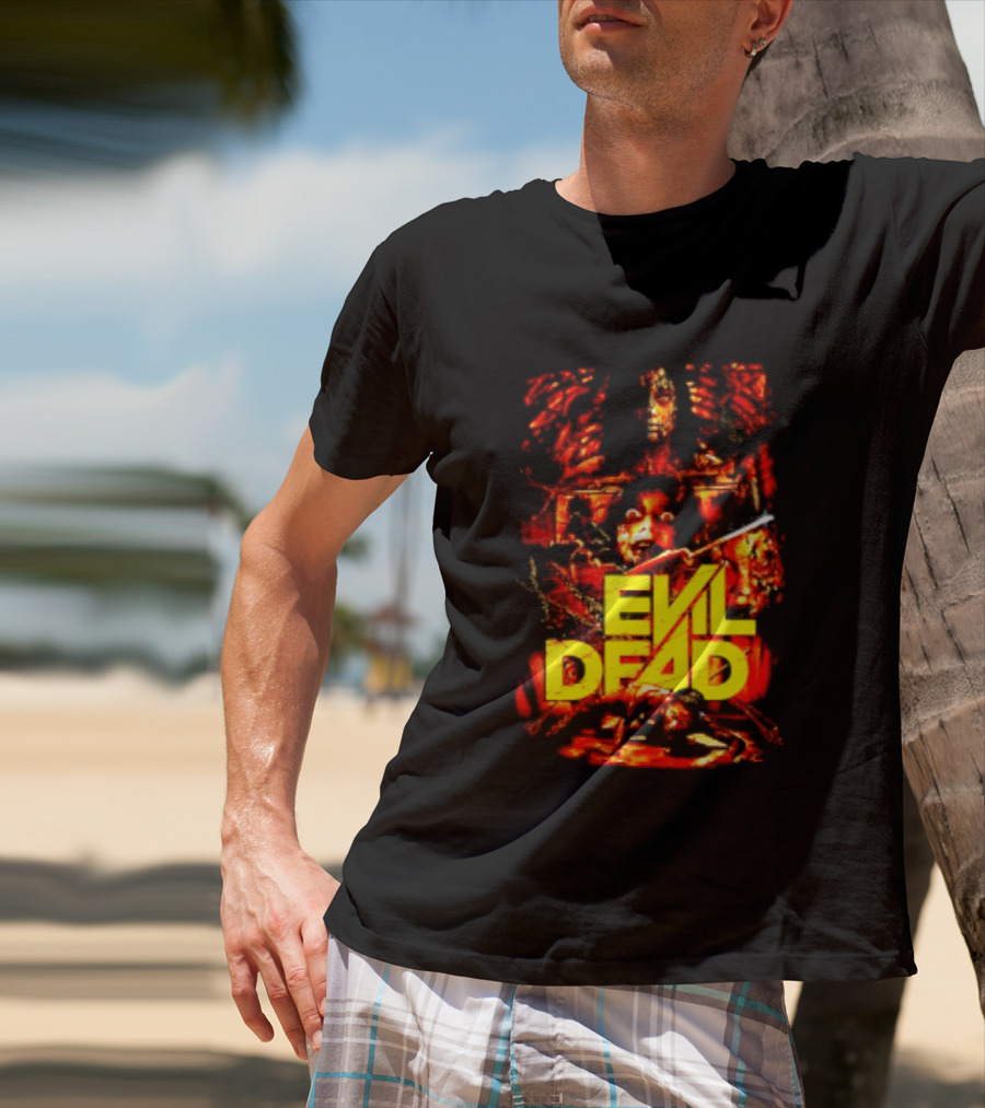 Evil Dead Classic Horror Movie Sam Raimi Iconic Cult T-Shirt
