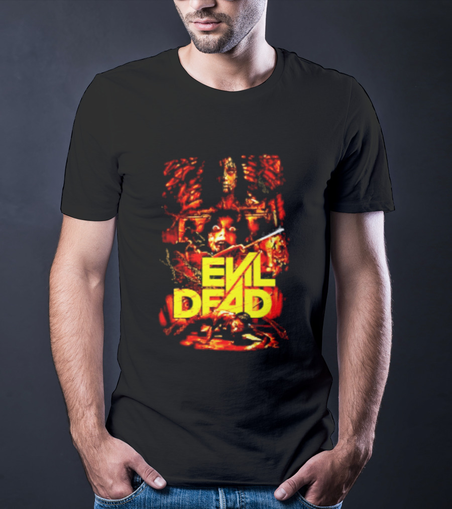 Evil Dead Classic Horror Movie Sam Raimi Iconic Cult T-Shirt
