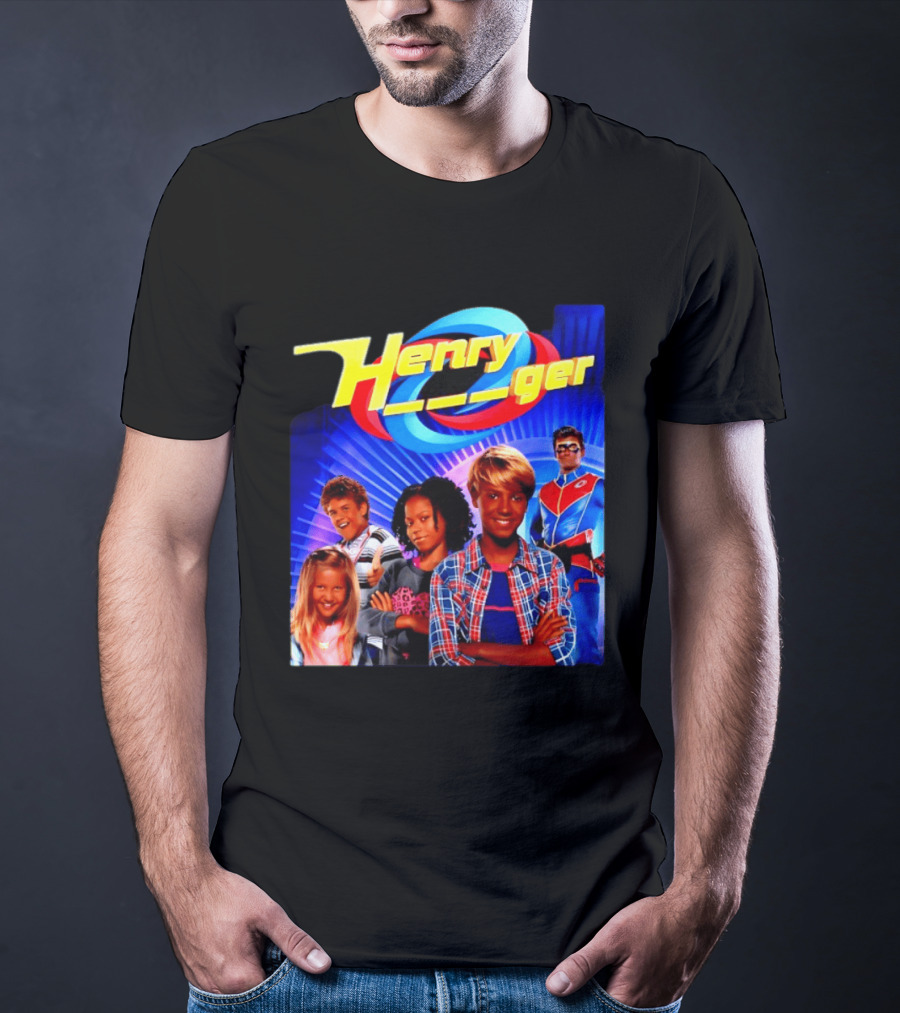 Henry Danger Nickelodeon Kids TV Show Captain Man Superhero Characters T-Shirt