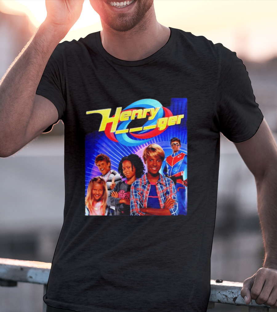 Henry Danger Nickelodeon Kids TV Show Captain Man Superhero Characters T-Shirt