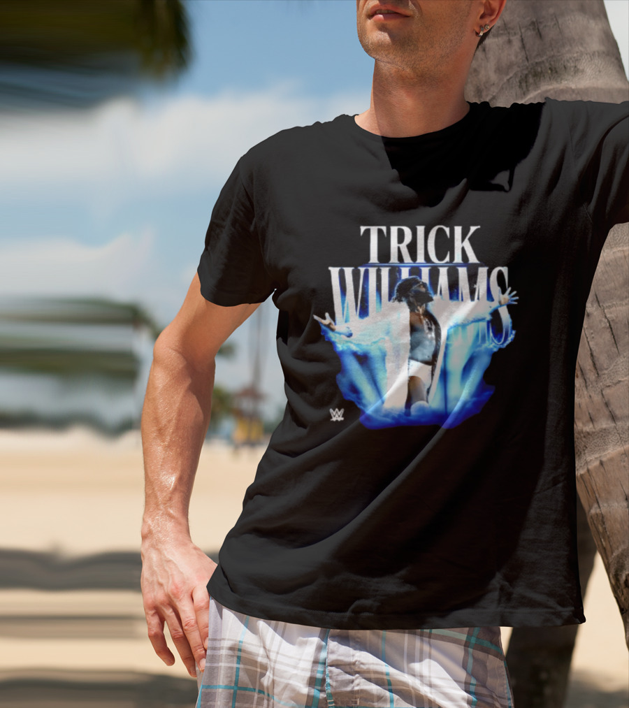 Trick Williams WWE Fur Coat Iconic Entrance T-Shirt