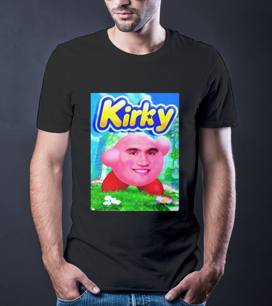 Kirky Charlie Kirk Kirby Meme T-Shirt