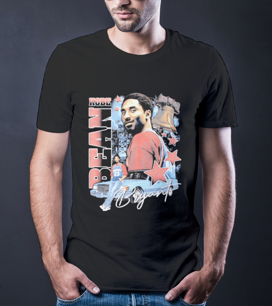 Kobe Bean Bryant Philadelphia Liberty Bell Vintage Style 23 Jersey Retro 76ers T-Shirt