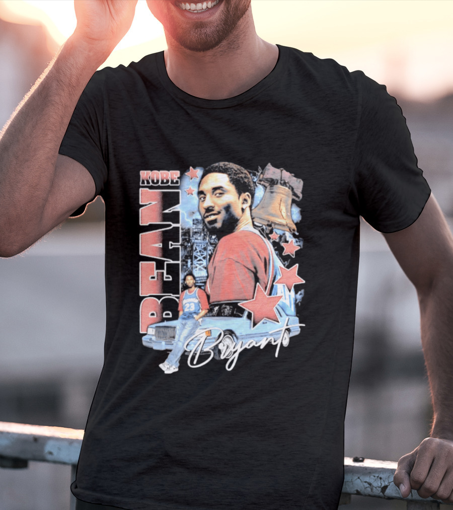 Kobe Bean Bryant Philadelphia Liberty Bell Vintage Style 23 Jersey Retro 76ers T-Shirt