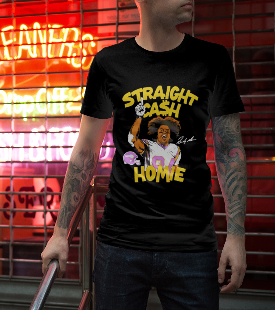 Minnesota Vikings Randy Moss Straight Cash Homie 84 T-Shirt
