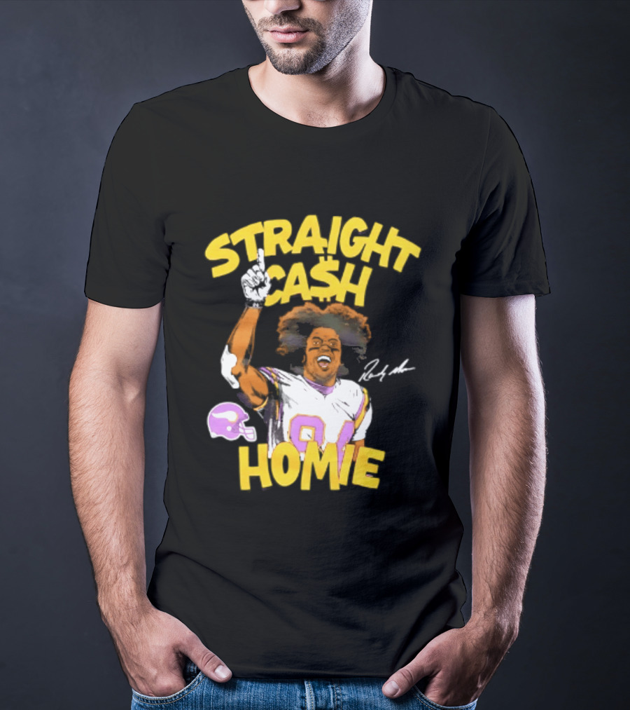 Minnesota Vikings Randy Moss Straight Cash Homie 84 T-Shirt